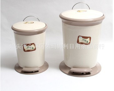 廣東汕頭歐式韓式手提辦公家用pp塑料腳踏翻蓋垃圾桶全面解析